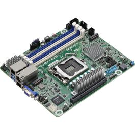 ASRock E3C256D4ID-2T Placa Base Mini-ITX Socket 1200 Intel C256 para Intel Xeon E-2300 DDR4