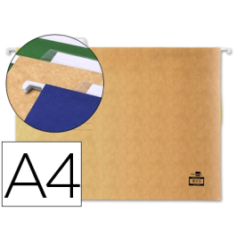 Liderpapel Carpeta Colgante A4 Kraft Cartulina con Varilla Metálica Lomo en V 30x210x300 mm Precio: 8.59000054. SKU: B12FE9W3SL