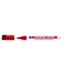 Edding Rotulador permanente 400 rojo, punta redonda 1 mm, recargable para papel, metal, vidrio y plásticos Precio: 19.49999942. SKU: B12TG7EXTW