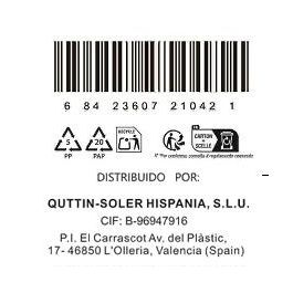 Cuchillo Pelador Sybarite 8 cm - Quttin (24 Unidades) Cuchillo Pelador Sybarite 8 cm - Quttin (24 Unidades)
