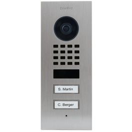 DoorBird D1102V IP Vid. Türst. V4A Edels. 2Ruftasten Unterputz Precio: 921.536. SKU: B13P9FNQAM