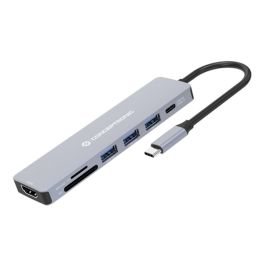 Conceptronic Hub USB Tipo C Donn19 gr - 3 Puertos USB 3.1, HDMI 1.4, 4K Ultra HD, USB Power Delivery 100W Precio: 34.50000037. SKU: B12FXEE2PP