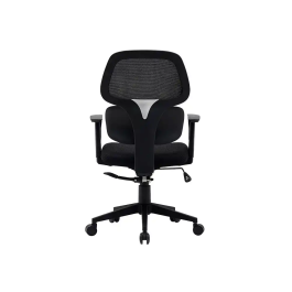 Q-connect Silla de Oficina Ancona Malla Base Metálica Negro - Altura Máx 1110 Anc 660 Prof 590 Ruedas Premium