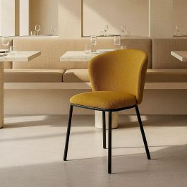 Silla Espiga Mostaza Tejido-Metal Salón 55 X 55 X 78 cm Precio: 86.88999957. SKU: B1A5ZPJLQ3