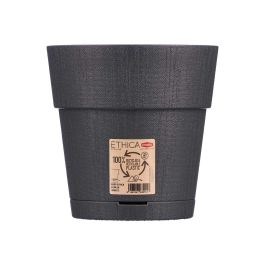 Maceta plástico 20 cm Ethica Antracita Stefanplast - 100% reciclado con reserva de agua (12 Unidades) Maceta plástico 20 cm Ethica Antracita Stefanplast - 100% reciclado con reserva de agua (12 Unidades)