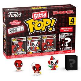 FUNKO Blister 4 figuras Bitty POP Marvel Deadpool Master - Con figura misteriosa rara o hiperrara Precio: 11.49999972. SKU: B1K5FRF6AF