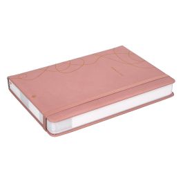 Agenda Encuadernada Liderpapel Efira A5 2025 Dia Pagina Color Rosa Nude Papel 70 gr