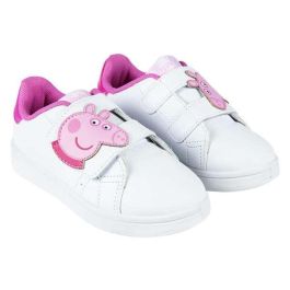 Cerdá T026 Zapatillas Deportivas Infantiles Peppa Pig con Suela de PVC Color Blanco Talla 26