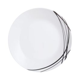 Arcopal Plato Llano Opal Domitille Negro 25 cm - Pack 12 Unidades. Vidrio Templado Extra Resistente, Apto Lavavajillas y Microondas. Precio: 27.50000033. SKU: S2707688