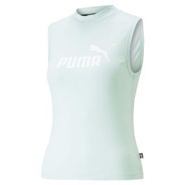 Camiseta para Mujer sin Mangas Puma Ess Slim Logo Tank Aguamarina S
