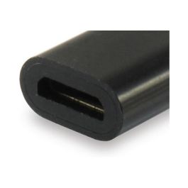 Equip Adaptador USB Tipo C a Micro-USB 133472 para Carga y Sincronización de Dispositivos Móviles Color Negro