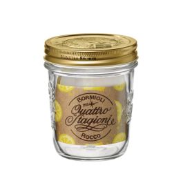 Bormioli Rocco Tarro Conserva Vidrio Quattro Stagioni 32 cL, Tapa Rosca, para Alimentos, Apto Lavavajillas y Frigorífico, Fabricado en Italia
