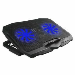 Conceptronic Thana07B Soporte Base Refrigeración para Portátiles hasta 17", 2 Ventiladores 125mm, Negro con Iluminación Azul Precio: 16.94999944. SKU: B1J37DMXA9