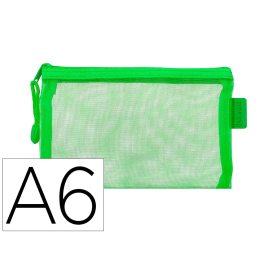 Liderpapel Bolsa Zipper Bag Poliéster Transpirable Multiusos DIN A6 Verde Pastel Precio: 3.5574. SKU: B1JVP46DCF