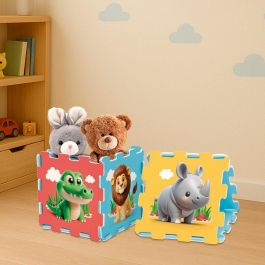 Color Baby Puzzle de Goma Eva con Animales - 8 Piezas Encajables, 120x60 cm - Para Bebés y Niños desde 10 Meses