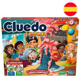 Hasbro Games F6419 Cluedo Junior Juego de Misterio 2 en 1: Misterio del Patio de Recreo y Laboratorio, evolutivo para niños +4 años