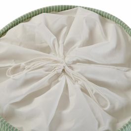 Cesto Ropa Verde Con Cierre Versa 38X48CM Cesto Ropa Verde Con Cierre Versa 38X48CM