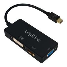 LogiLink CV0110 - Adaptador Mini DisplayPort 1.2 a DVI/HDMI/VGA, 4K UHD, Macho/Hembra, Cable 0.15m Precio: 45.95000047. SKU: B13DWJSBG8