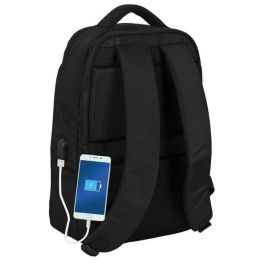 Mochila para Portátil y Tablet con Salida USB The Mandalorian Negro