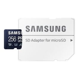 Samsung MB-MY256SA/WW Tarjeta de Memoria microSDXC Pro Ultimate 256GB 200/130MB/s U3 V30 A2 con Adaptador SD 4K UHD