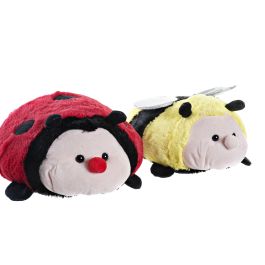 DKD Home Decor Peluche Kids Poliéster Surtido Varios Colores 30x26x15 cm Pack 4 Unidades