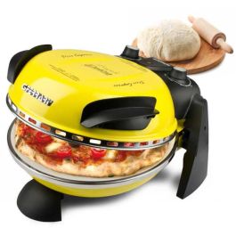 G3 Ferrari Pizzamaker G 1000605 Delizia Amarillo Acero Inoxidable Piedra 31cm 400°C 1200W