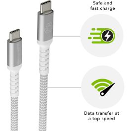 dbramante 1928 CB12ALGR7115 Cable Lightning a USB A Macho, 1.2m, Blanco