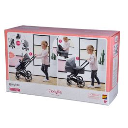 Corolle Cochecito Priam Cybex Combo 3 en 1 para Muñecos de 36-42 cm con Cesta a partir de 3 Años