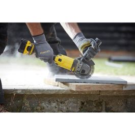Amoladora 125 mm - Litio 18V - 2 Baterías 4Ah - STANLEY FATMAX V20 - SFMCG400M2K-QW