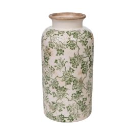 Florero Romimex Verde Beige Porcelana 14 x 26 x 14 cm Precio: 33.90000009. SKU: B1EVA84CTH