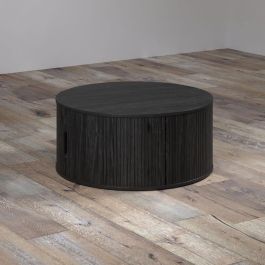Trendteam RON234311432 Mesa de centro redonda MDF negra Essential Diámetro 80 cm Altura 36 cm Trendteam RON234311432 Mesa de centro redonda MDF negra Essential Diámetro 80 cm Altura 36 cm