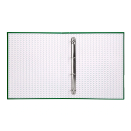 Liderpapel Carpeta 4 Anillas 40mm Mixtas Folio Cartón Forrado Paper Coat Verde 260 x 332 mm