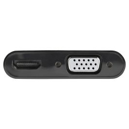 Adaptador Display Port a HDMI/VGA Startech DP2VGAHD20 4K Ultra HD Negro