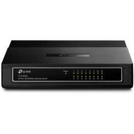 TP-Link TL-SF1016D Switch de Red Fast Ethernet No Administrado 16 Puertos RJ-45 para Montaje en Rack o Pared Negro