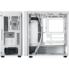 Cooler Master MasterBox 600 White Caja PC Escritorio ATX EATX ITX micro ATX Plástico Acero Vidrio Templado