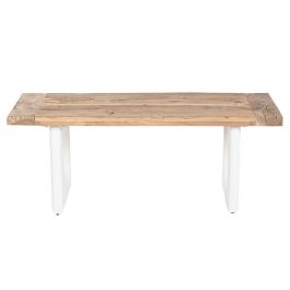 Mesa Centro Mediterraneo DKD Home Decor Blanco 60.5 x 45 x 121 cm