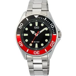 Reloj Hombre Q&Q GENT DIVER BLACK & RED Precio: 57.0273. SKU: B1JTZT5ETY