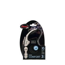 Correa para Perro Flexi New Comfort Negro black Talla XS (3 m)