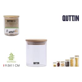 Quttin Tarro Borosilicato 600ml 9.5x11.5cm con Tapa de Bambú Precio: 22.49999961. SKU: B1AN3DX26N