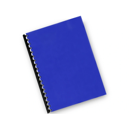 Q-connect Tapas Encuadernacion PVC Din A4 Opaca Azul 180 Micras Caja 100 Unidades