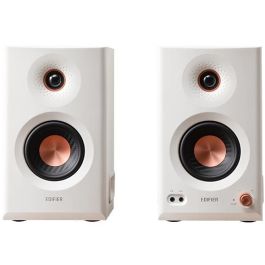 Edifier MR5 Altavoces Monitores de Estudio Activos Bluetooth 110W de 3 Vías, Woofer 5", Tweeter 1", Blanco