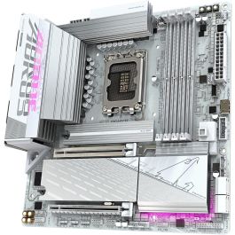 GIGABYTE B860M AORUS ELITE WF6E ICE Placa base Intel B860 LGA 1851 para Intel Core Ultra DDR5 Wi-Fi 6E Micro ATX PCIe 5.0 USB 4.0