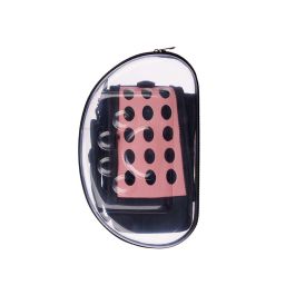 Transportin Transparente Rosa Pequeño Mascow 37X22CM (6 Unidades) Transportin Transparente Rosa Pequeño Mascow 37X22CM (6 Unidades)