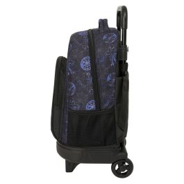 Mochila Escolar con Ruedas Spider-Man Attack Negro 33 x 45 x 22 cm