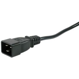 EQUIP Regleta 333319 1U 6 Tomas C19 con Interruptor Negro Aluminio Horizontal