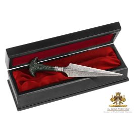 The Noble Collection Replica exacta de la daga de Bellatrix Lestrange en metal labrado - Harry Potter