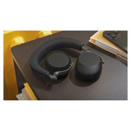 Jabra Evolve3 75 UC Auriculares Diadema Inalámbricos con Link 390c - Negro, Bluetooth 5.3, 45h Autonomía, Cancelación Pasiva de Ruido, para Llamadas y Música