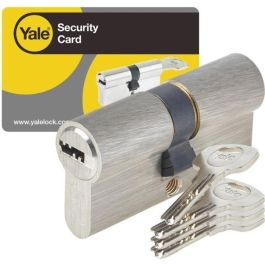 Yale Cilindro de Cierre Desmontable 40x40mm para Puerta Entrada/Exterior, 6 Pines, Alta Seguridad con 4 Llaves Reversibles Precio: 37.50000056. SKU: B1JRYY6XVY