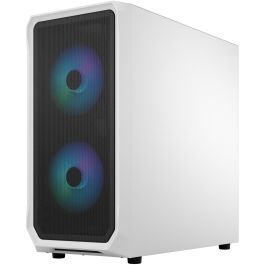 Fractal Design Torre PC Focus 2 RGB Blanca | ATX, Micro ATX, Mini-ITX | Vidrio Templado, Filtro Anti-Polvo, USB 3.2