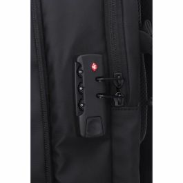 Swiss Fly AUC3700923607139 - Bolsa de Viaje de Compresión al Vacío 40 L - Bomba Externa, Multibolsillos, Impermeable, Antirrobo